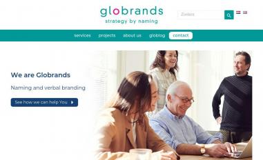 Schermafbeelding van globrands.com
