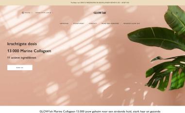 Schermafbeelding van glow-ish.com