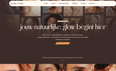Schermafbeelding van glowclinic.nl