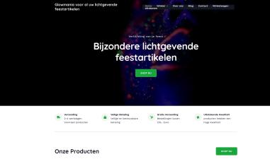 Schermafbeelding van glowmania.nl