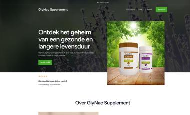 Schermafbeelding van glynacsupplement.nl