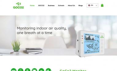 Schermafbeelding van goco2.eu