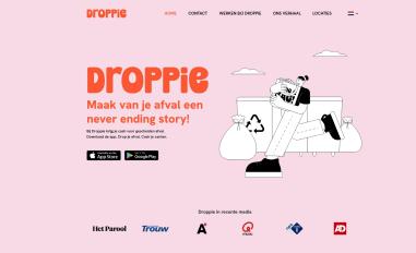 Schermafbeelding van godroppie.com