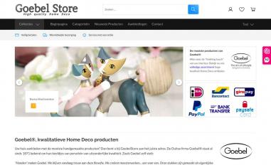 Schermafbeelding van goebelstore.nl
