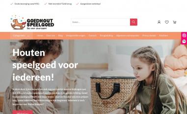 Schermafbeelding van goedhout-speelgoed.nl