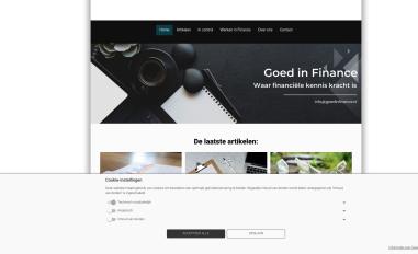 Schermafbeelding van goedinfinance.nl
