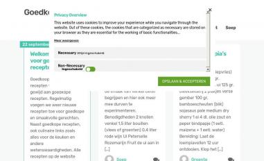 Schermafbeelding van goedkooplekker.nl