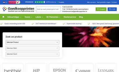 Schermafbeelding van goedkoopprinten.nl