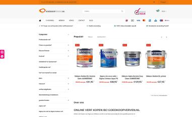 Schermafbeelding van goedkoopverven.nl
