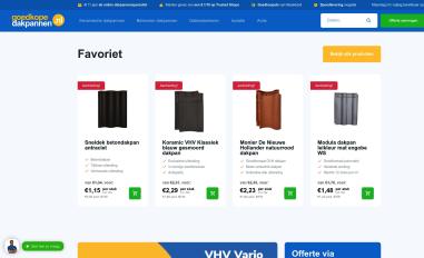 Schermafbeelding van goedkope-dakpannen.nl