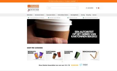 Schermafbeelding van goedkopekoffiebekers.nl