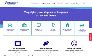 Schermafbeelding van goedkoperdanjedenkt.nl