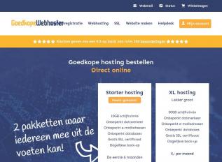 Schermafbeelding van goedkopewebhoster.nl