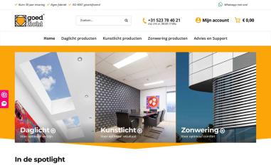 Schermafbeelding van goedlicht.nl