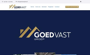 Schermafbeelding van goedvastgroep.nl