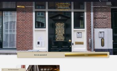 Schermafbeelding van goldenmansionamsterdam.com