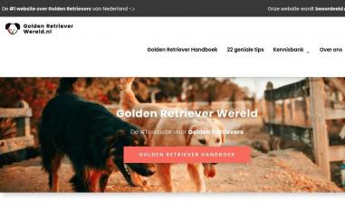 Schermafbeelding van goldenretrieverwereld.nl