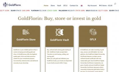 Schermafbeelding van goldflorin.com