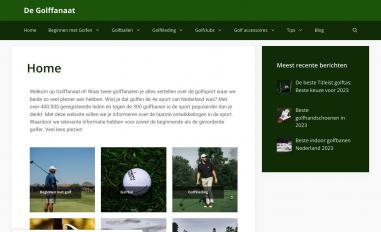 Schermafbeelding van golffanaat.nl