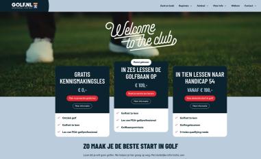 Schermafbeelding van golfstart.golf.nl