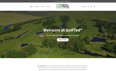 Schermafbeelding van golfted.com