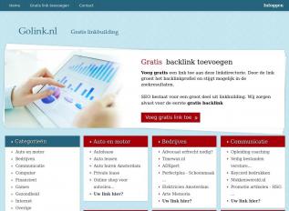 Schermafbeelding van golink.nl