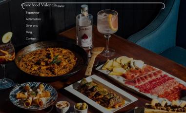 Schermafbeelding van goodfoodvalencia.nl
