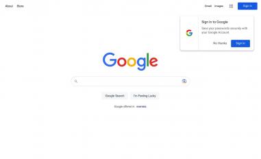 Schermafbeelding van google.se