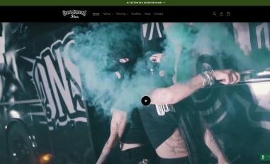 Schermafbeelding van goonsandqueenssluis.nl