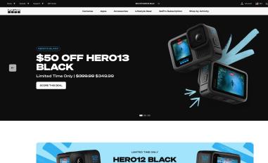 Schermafbeelding van gopro.com