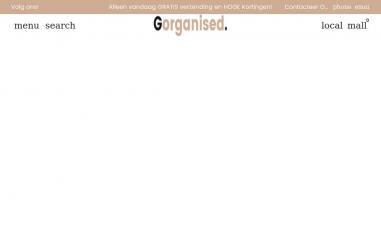 Schermafbeelding van gorganised.com
