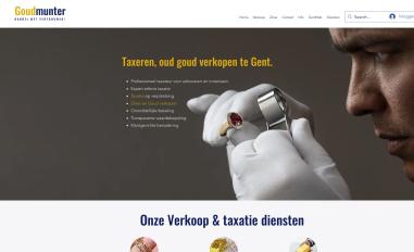 Schermafbeelding van goudmunter.be