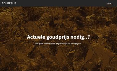 Schermafbeelding van goudprijs.jouwweb.nl