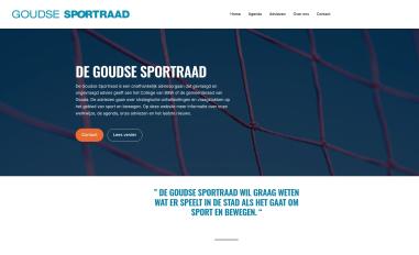 Schermafbeelding van goudsesportraad.nl