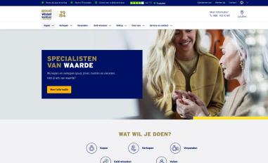 Schermafbeelding van goudwisselkantoor.nl