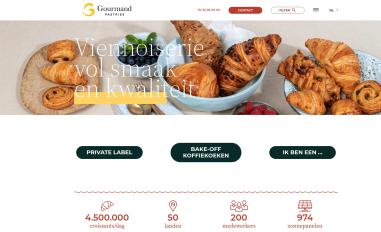 Schermafbeelding van gourmandpastries.com