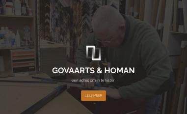 Schermafbeelding van govaartshoman.nl