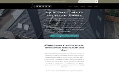 Schermafbeelding van gpdakwerken.nl