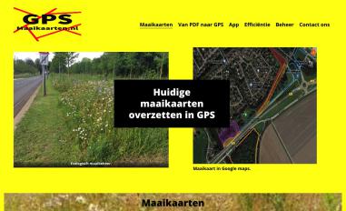 Schermafbeelding van gpsmaaikaarten.nl