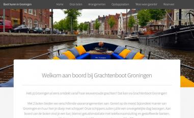 Schermafbeelding van grachtenbootgroningen.nl