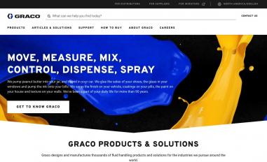 Schermafbeelding van graco.com