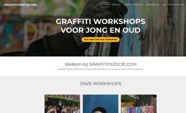 Schermafbeelding van graffitifeestje.com