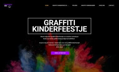 Schermafbeelding van graffitikinderfeestje.nl