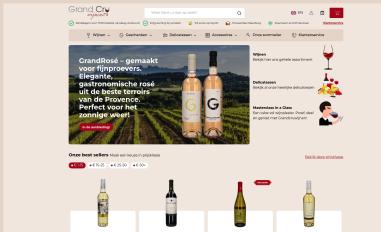 Schermafbeelding van grandcruwijnen.nl