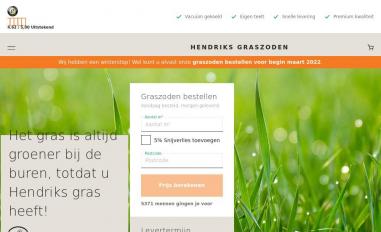 Schermafbeelding van graszoden.nl