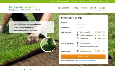 Schermafbeelding van graszodenkopen.nl