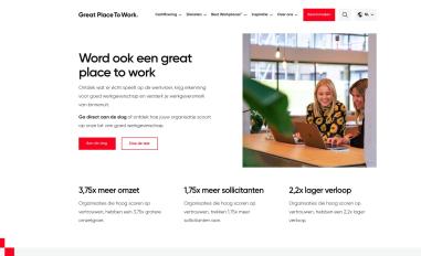 Schermafbeelding van greatplacetowork.nl