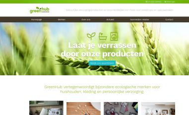 Schermafbeelding van greenhub-imports.nl