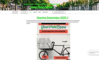 Schermafbeelding van greenpedalexpress.nl