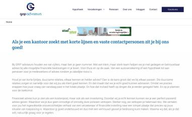 Schermafbeelding van gripadviseurs.nu